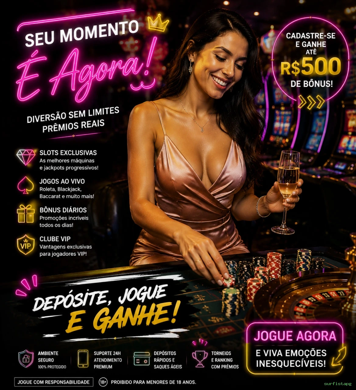 Login rápido no app surfistapg