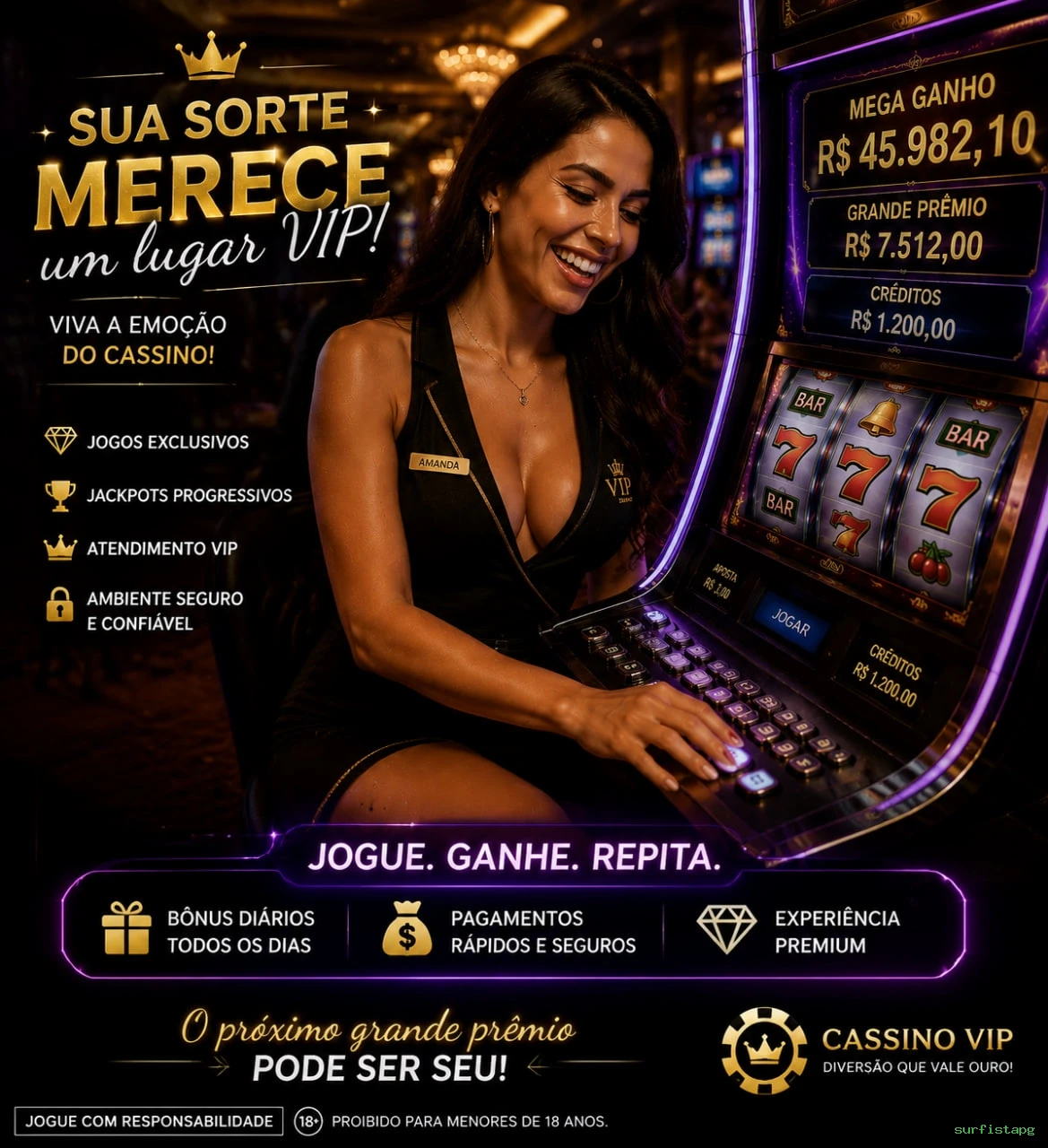 Cashback semanal surfistapg